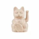 donkey Lucky Cat Mini | Ocher - Japanische Glücksbringer Winkekatze in Ocker, 9,8 cm hoch