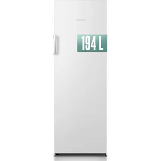 Heinrich ́s Gefrierschrank 194 Liter HGS 3093 W, 169 cm hoch, 55 cm breit, NoFrost, AirFlow Technologie, Freezer, LED Display 5x Gefrierschublade weiß