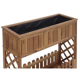 Mendler Hochbeet HWC-P83 Blumen-/Pflanzkasten 90 x 95 x 31 cm