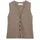 ARMEDANGELS Strickweste mit Knopfleiste Braun M