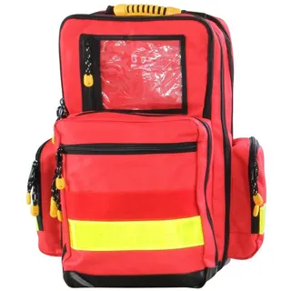 Sanismart Notfallrucksack MEDICUS M Rot wasserabweisend
