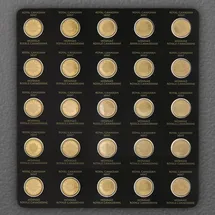 Royal Canadian Mint 25 x 1 g Gold Maplegram