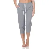normann Damen Pyjama Capri-Hose 3/4-lang - Match in marine | Gr.: 36-38