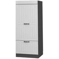 Vicco Hochschrank Mikrowellenumbauschrank 60 x 58 x 153,6 cm Weiß