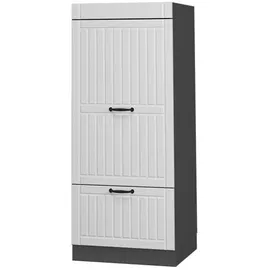 Vicco Hochschrank Mikrowellenumbauschrank 60 x 58 x 153,6 cm Weiß