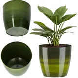 Kadax Blumentopf Ø 12 x 11 cm Grün