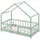 [en.casa] Kinderbett Treviolo 70 x 140 cm Kiefer mintgrün/weiß