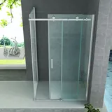 Aloni Eckdusche mit Schiebetür rechts 120 x 90 cm beige Sicherheitsglas