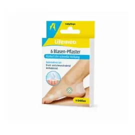 Lifemed Blasen-Pflaster transparent 4 Größen 6 St