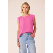 street one studio Blusenshirt mit Rundhals Rosa 38