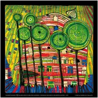Wörner Verlag GmbH Hundertwasser Puzzle mit Grußkarte