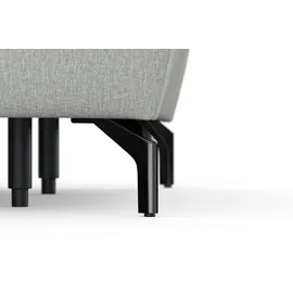 sit&more Ecksofa Cool L-Form, wahlweise mit Kopfteilverstellung und Vorziehsitz motorisch grau