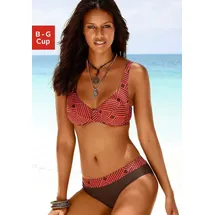 s.Oliver Bügel-Bikini Damen Rot/Braun 36 Cup B