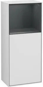 V&B Seitenschrank Wandbeleuchtung Finion 41,8x93,6cm, r, Rg o md bl. m, wh. m Lac