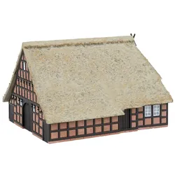 Bauernhaus Fachwerk mit Reet Bausatz Modell von Faller 1:87