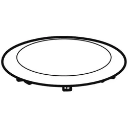 Geberit Ablaufdeckel d90 passend zu Uniflex Fertigset D90 243.359.21.1, Montagezubehör,