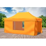 Faltpavillon Faltzelt Pavillon 3x4,5 Orange Gartenzelt Klappzelt Wasserdicht