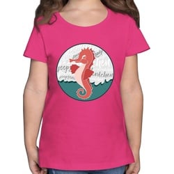 Shirtracer T-Shirt Seepferdchen Abzeichen Kinder Sport Kleidung rosa 116 (5/6 Jahre)