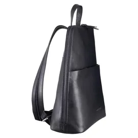 GREENBURRY Fiorentina City Rucksack Leder 31 cm Schwarz