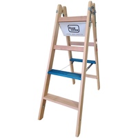 Iller-Leiter Holz Stufen Stehleiter 2104-7