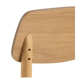 VCM 2er-Set Actona Stuhl Barlow Holz Braun Eiche