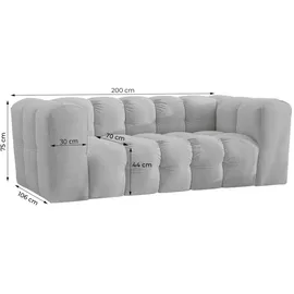 Fun Möbel SOFASET Solvie 2-2 In Tiffani