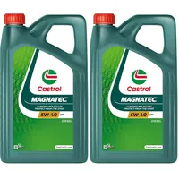 Castrol MAGNATEC 5W-40 DPF Motoröl, 5L (Packung mit 2)