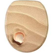 Sanilo WC Sitz mit Absenkautomatik Clam, Hochwertiger und Stabiler Toilettendeckel aus Holz
