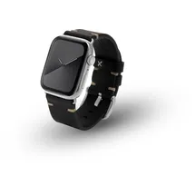 JT Berlin Watchband Alex II Vintage | Apple Watch Ultra/42/44/45mm | schwarz silber | M | 10826