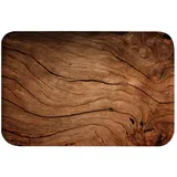 A.Monamour Badematten Badteppiche Badvorleger Alte Braune Eiche Holz Textur Holz Hintergrund Abstrakte Kunst Weich Saugfähigen Flanell Anti-Rutsch rutschfeste Boden Teppich Teppich Teppiche 40x60cm