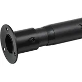 Kleiderständer Verstellbare, 43-104cm Kleiderstange Garderoben-Stange der Kleiderbügel Ausziehbare aus Edelstahl Kleiderschrank/Mattschwarz