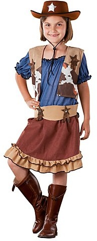 Cowgirl-Kostüm für Kinder