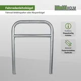 Trutzholm Fahrradständer Parker Typ H 78 x 115 cm Stahl Ø 60 mm grau