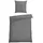 SCHIESSER Ella Uni Dunkelgrau 155 x 220 cm + 80 x 80 cm