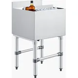 Vevor Eisbehälter 46,7 L 455 x 455 x 850 mm Weiß