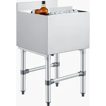 Vevor Eisbehälter 46,7 L 455 x 455 x 850 mm Weiß