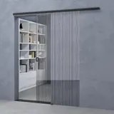doporro Muranino-001 rechts 77,5 x 205 cm Schwarz gebürstet