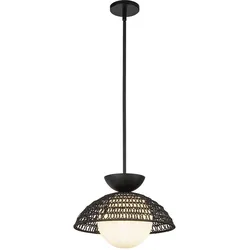 Alora Mood Perth 1 lt Pendelleuchte - Mattschwarz - ALM-PERTH-P-BK