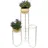 DanDiBo Ambiente Blumentreppe 52 x 81 x 52 cm Weiß