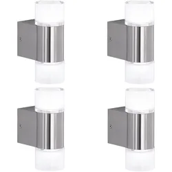 4er-Set Trio LED Wandleuchte RL181, Strahler Wandlampe, inkl. Leuchtmittel
