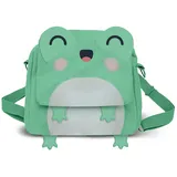 Karactermania Oh My Pop Froggy-Kawaii Wandelbare Tasche-Rucksack, Türkis, 24 x 22 cm