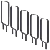 Trutzholm Fahrradständer 5x Fahrradanlehnbügel 115x45 cm Flachstahl 12 mm Anthrazit