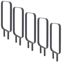 Trutzholm Fahrradständer 5x Fahrradanlehnbügel 115x45 cm Flachstahl 12 mm Anthrazit