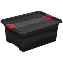 KEEEPER Transportbehälter Eckhart 39,5 x 29,5 x 17,5 cm 12-tlg. grau
