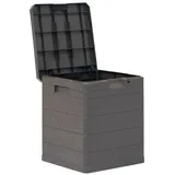 furnicato Garten-Aufbewahrungsbox 90 L Braun