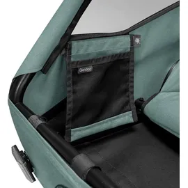 Qeridoo Qupa 1 Plus Kinderfahrradanhänger blau