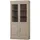 Woood Vitrine Chow 105 x 40 x 215 cm Grau