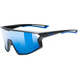 Uvex Skyryse Sonnenbrille - Black Matt - Mirror Blue