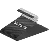 VIDETOL 35 Stück Hosenbügel Metall, 35 x 15 cm Kleiderbügel Hosen, rutschfeste Hosenbügel Platzsparend für Jeans, Handtücher, Stoffhosen, Hosen und Anzughosen