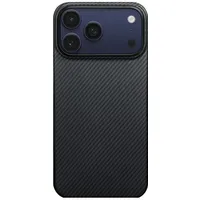 pitaka iPhone 17 Pro Max Ultra-Slim Case schwarz/grau
